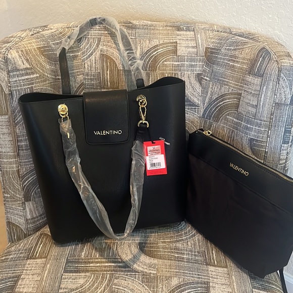 Mario Valentino Tote black bag new with tag - Picture 3 of 16